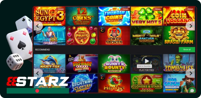 888Starz Casino Games in Bangladesh